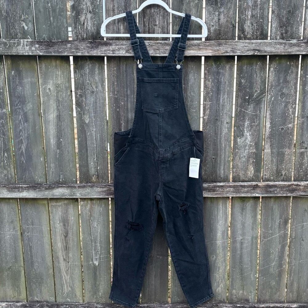 Old Navy Black Women's Maternity Overalls